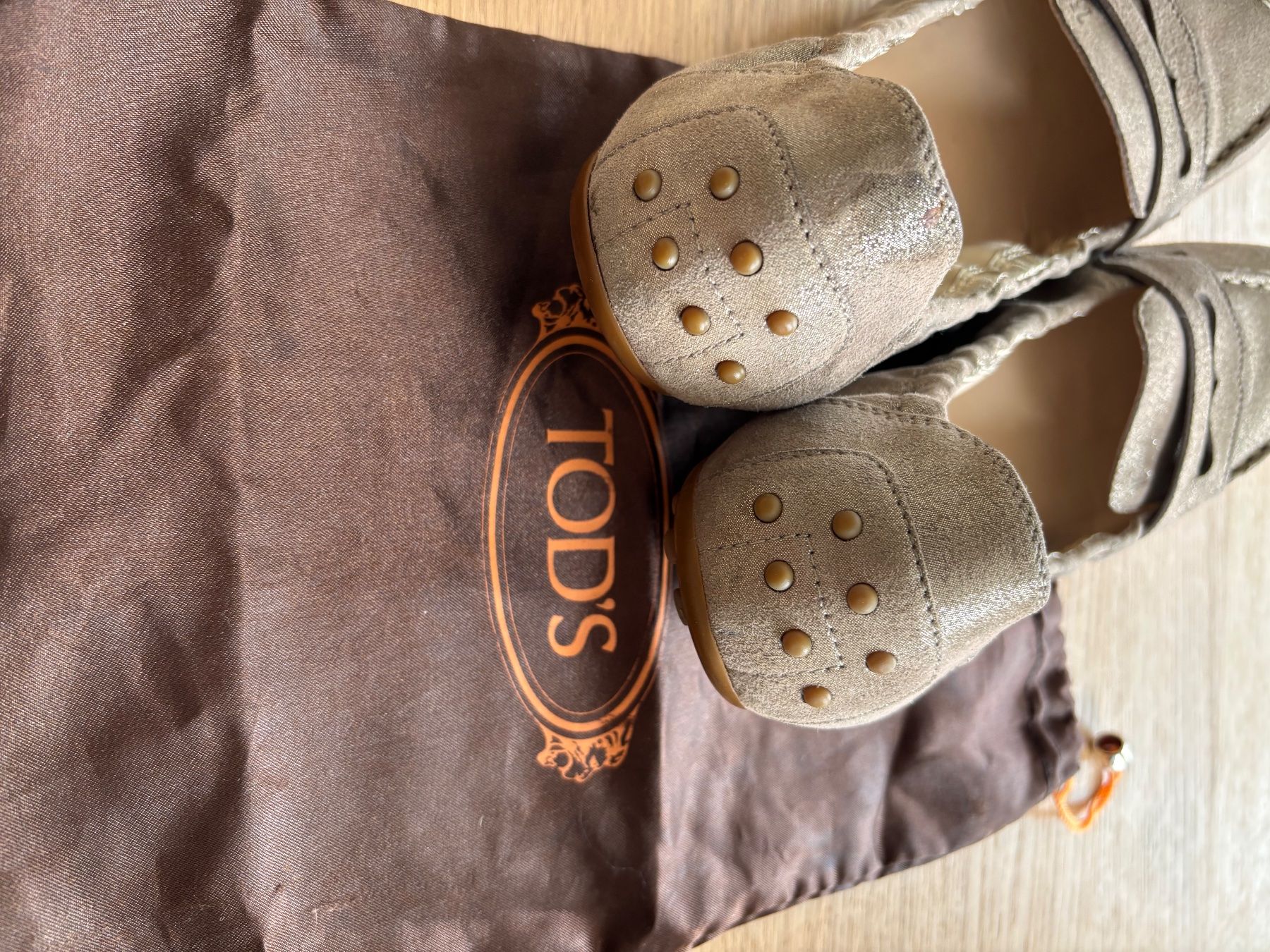Tod'S Scarpe da donna: Ballerine Tods taille 40, couleur or – Usato da lausanne venduto da beauxproduits 3
