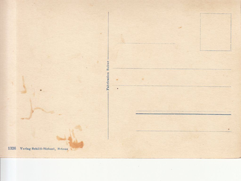 Cartoline postali: Aareschlucht ca. 1930 – Usato da Bürglen TG venduto da StampGraf 1