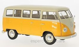 VW T1b Bus / Kombi 1960-1963 gelb / creme     1:18 von Welly
