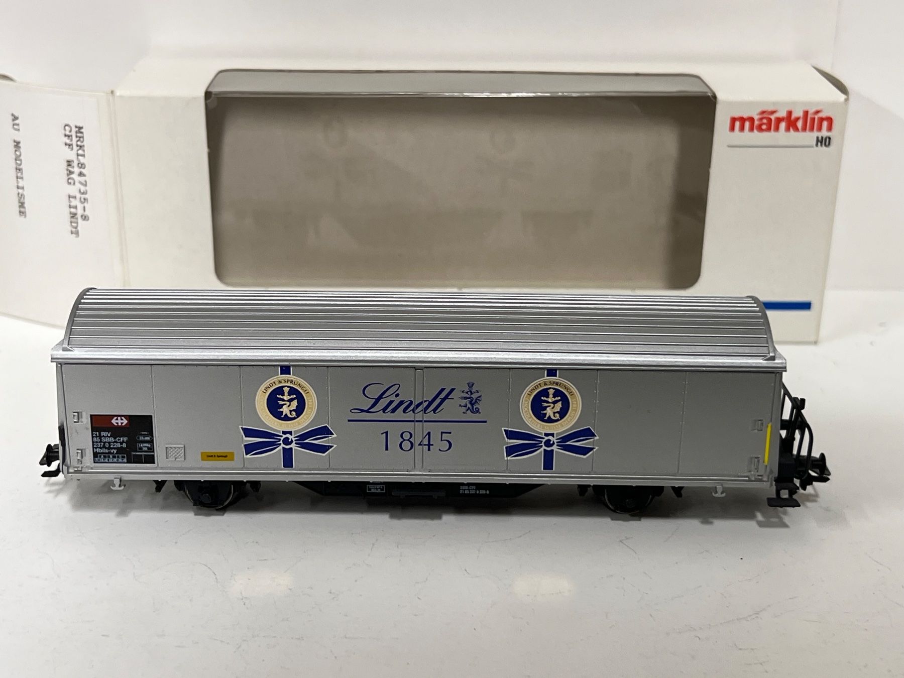Märklin Modellini di ferrovie: Märklin MRKL84735-8 CFF WAG LINDT – Nuovo (secondo la descrizione) da Neuenhof venduto da ludovicco 1