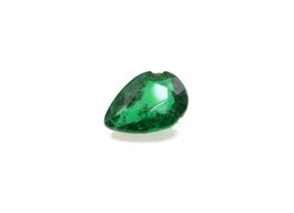 Smaragd Grün-0.65 ct-Tropfenschliff-Idar-Oberstein