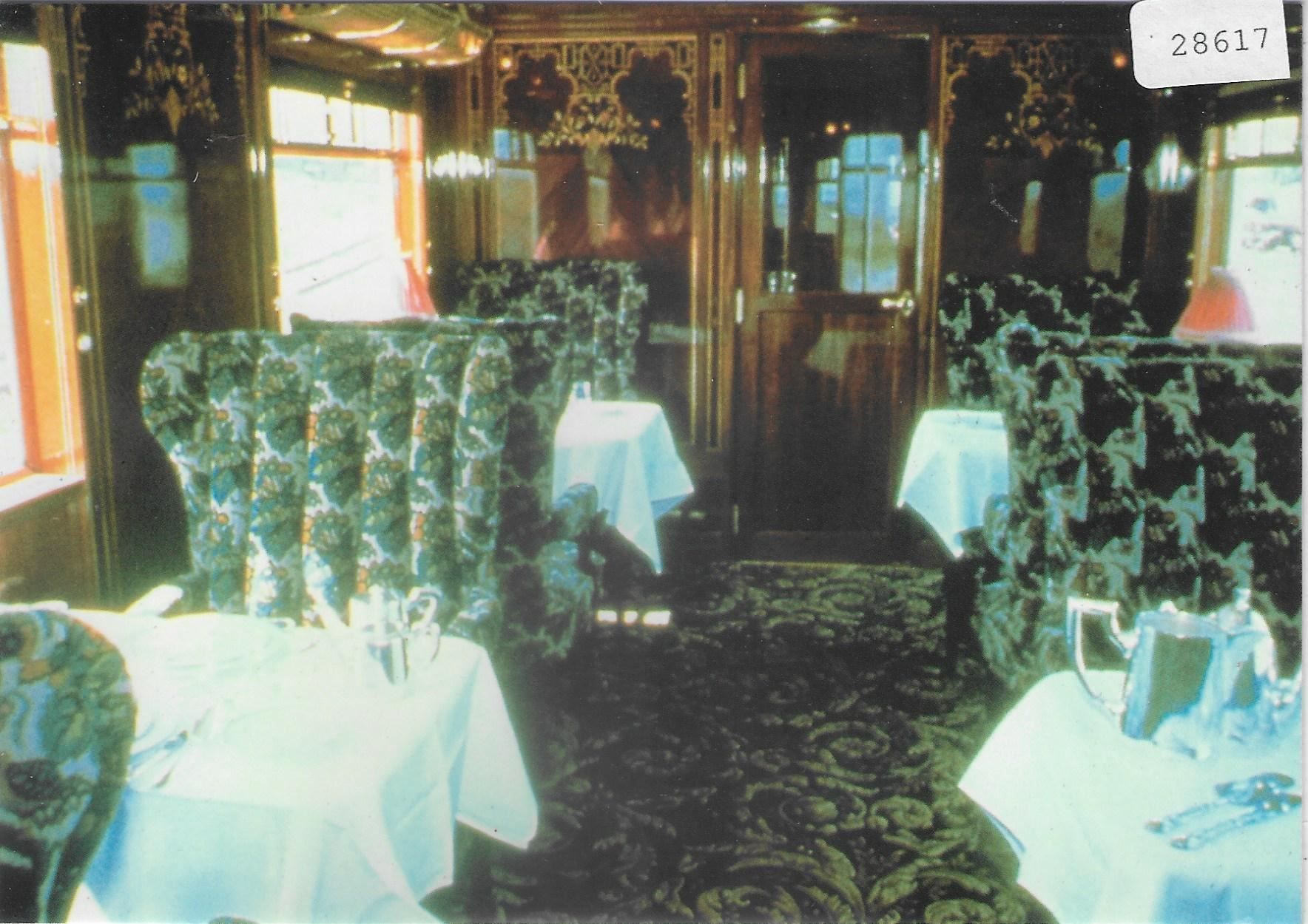 Cartes postales: Orient Express - Innenansicht Pullman – D'occasion à Ettingen par Kartenplanet