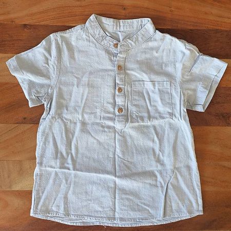 Kind Leinenshirt von H&M Gr. 128