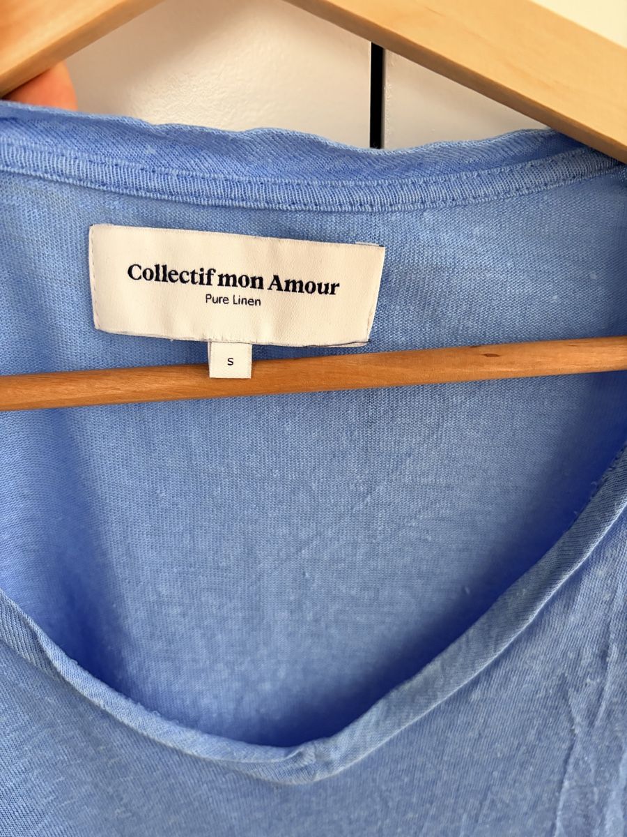 T-shirt: Leinenshirt Collecitf mon Amour Gr. S – Usato da Winterthur venduto da piip13 1