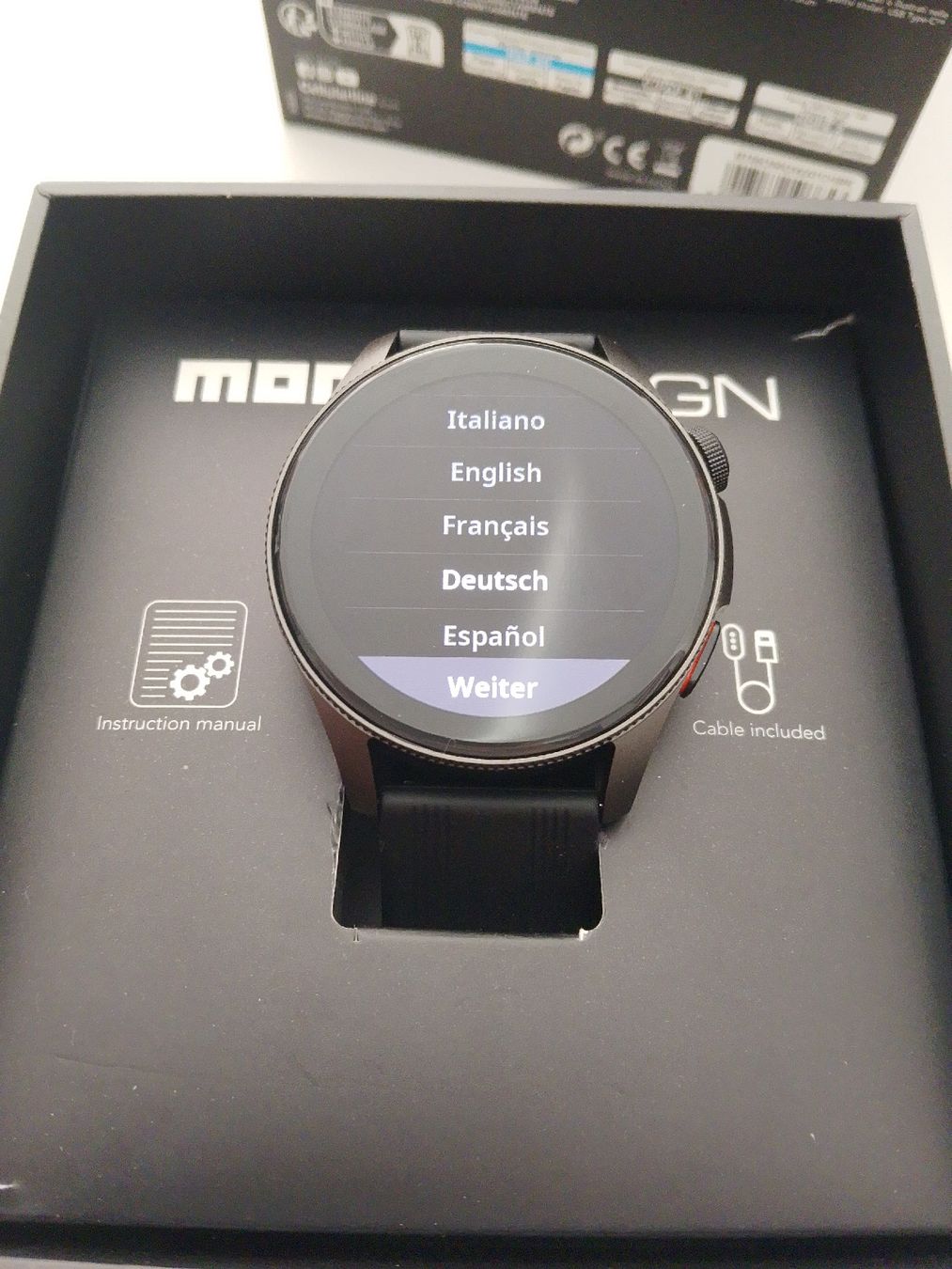 Smartwatch: Neue Momo Design SmartWatch alles dabei  – Nuovo e nell'imballaggio originale da Biel/Bienne venduto da Vintage-timearts 3