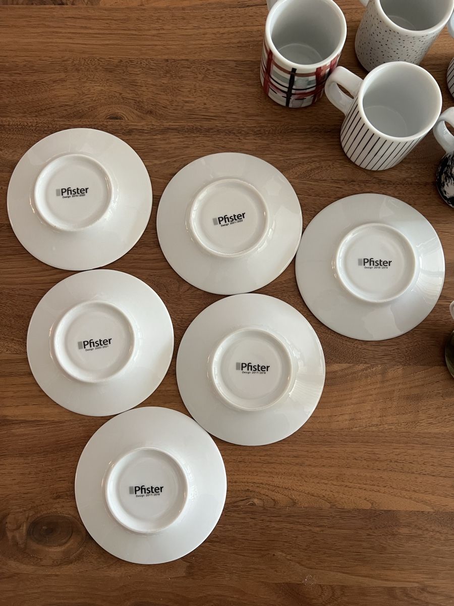 Pfister Tassen: Espressotassen Pfister – Gebraucht aus Oberwil BL von ninapilar 1