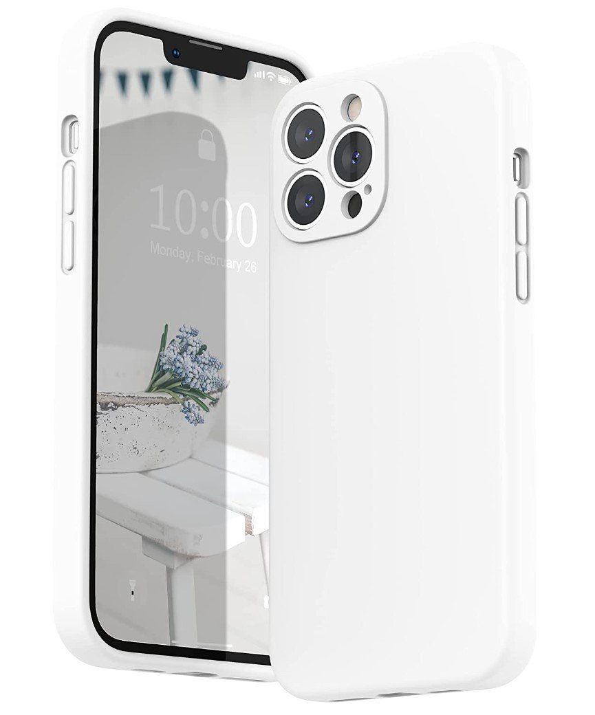 Cover & Protezioni schermo: iPhone 14 Pro Max Soft Touch Silikon Case Hülle - weiss – Nuovo e nell'imballaggio originale da Rorschacherberg venduto da elektrofreak