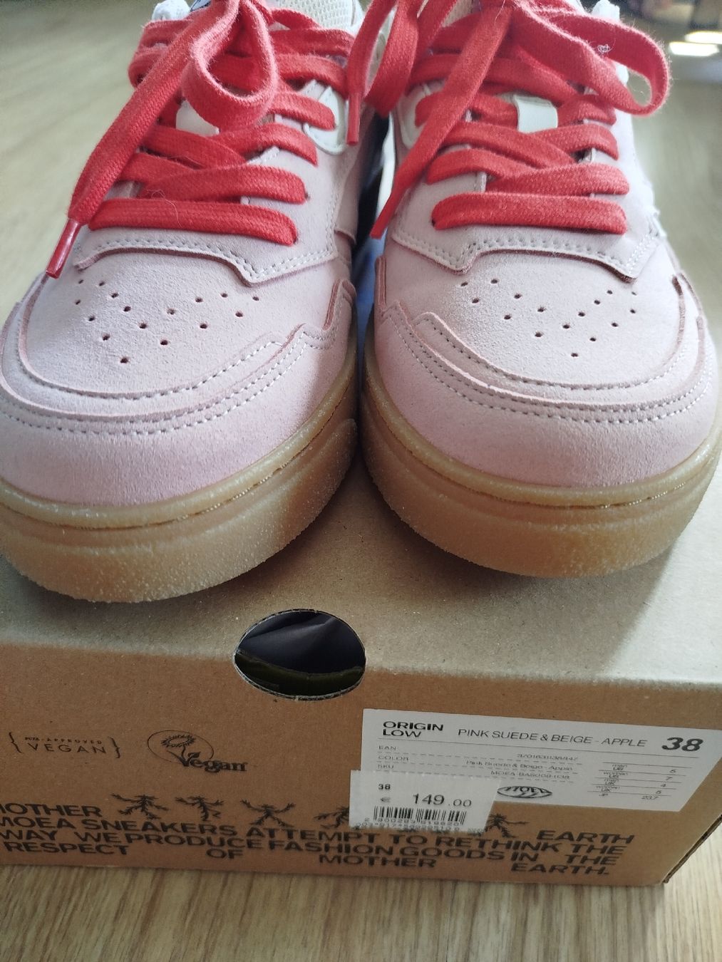 Moea Chaussures femmes: baskets roses MOEA VEGAN  – Neuf avec emballage d'origine à Les Diablerets par ninix01 1