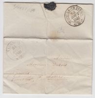 Oblitération Valangin et Motiers-Travers 1841