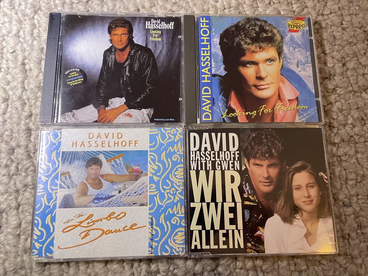 CDs: 4x David Hasselhoff  – Neu (gemäss Beschreibung) aus Reinach AG von trigger7811