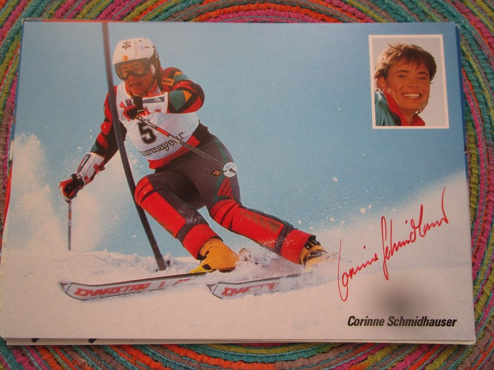 CORINNE SCHMIDHAUSER SKIFAHRERIN ORIGINAL AUTOGRAMM Kaufen auf Ricardo