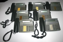 7x Aastra office 35 Telefon, Systemtelefon