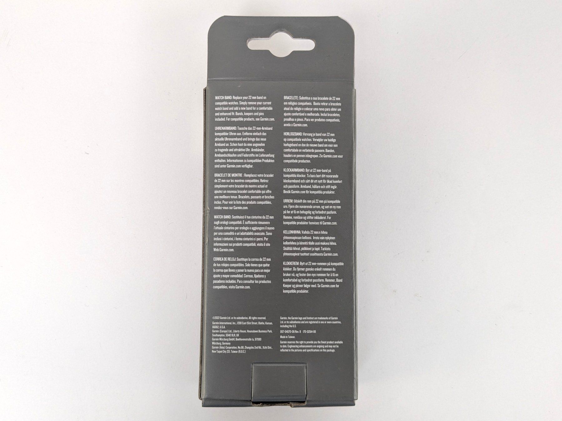 Bracciali & Braccialetti: GARMIN 22mm Uhrenarmband – Nuovo (secondo la descrizione) da Dintikon venduto da Restwert_Dintikon 3