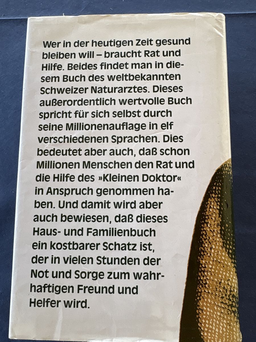 Bücher: Buch von A. Vogel der kleine Doktor – Gebraucht aus Grenchen von nethy 2