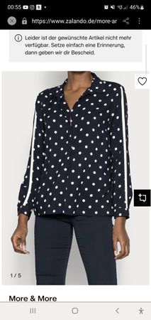 More&More Bluse, Polka Blue, Bluoson bleue, dots, Points, 😙