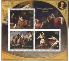 Block "Malerei. Bartolomé Esteban Murillo". Madagaskar