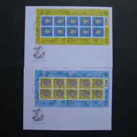 2009 Nr. 1297 + 1298 Kleinbogen FDC