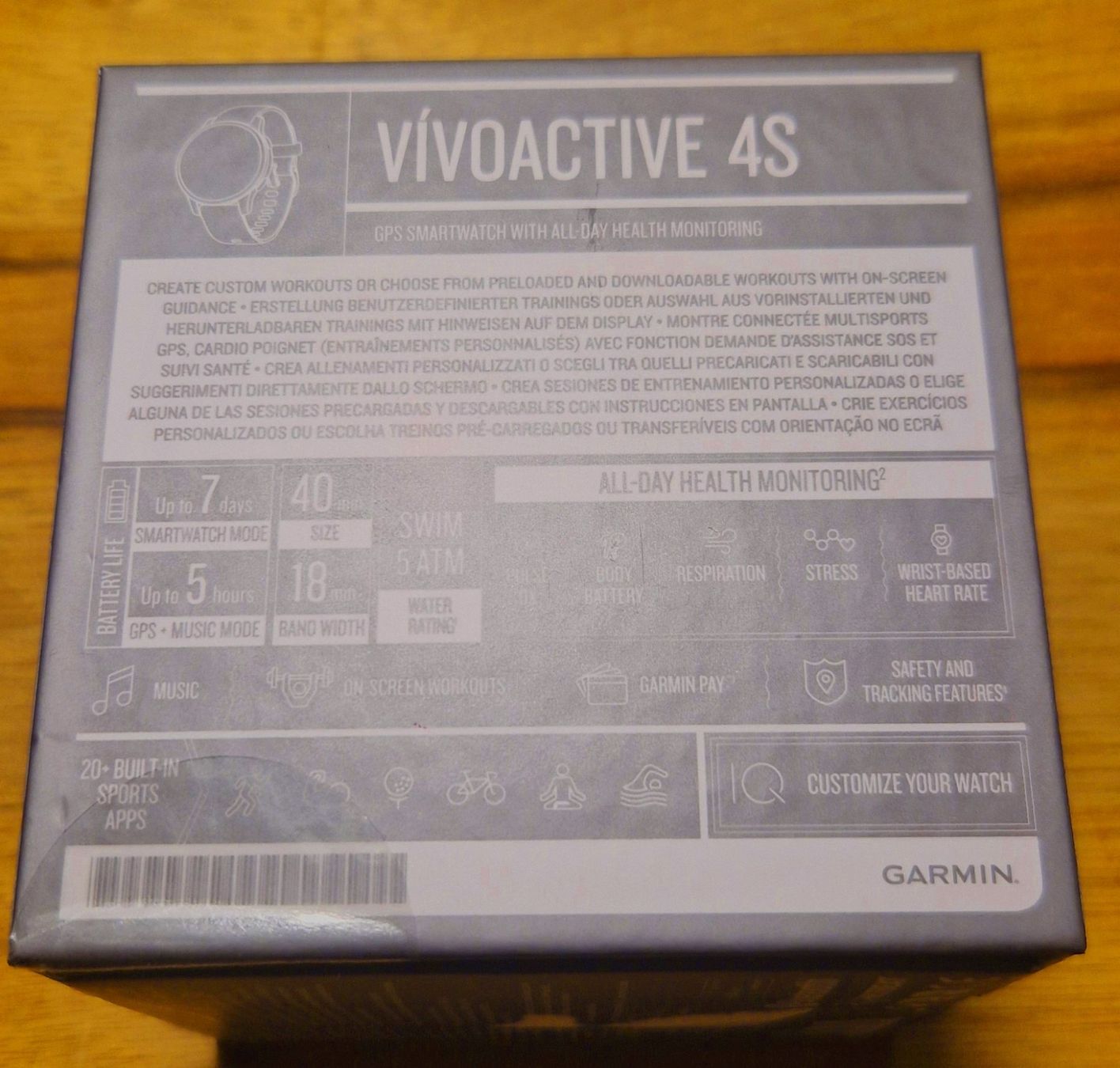 Garmin Smartwatch: Garmin Vivoactive 4S – Usato da Stans venduto da Stockema 2