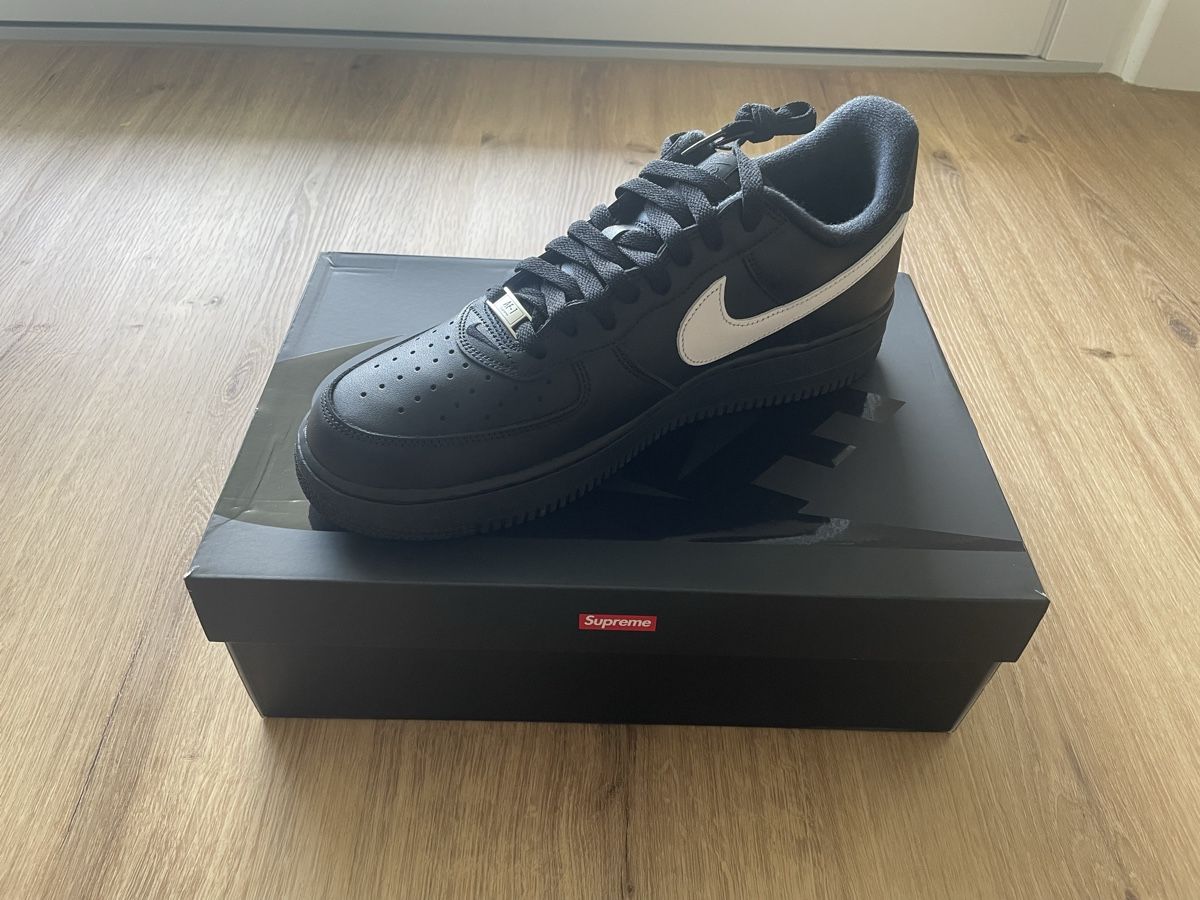 Scarpe da uomo: Supreme Nike Air Force 1 Low Black – Nuovo e nell'imballaggio originale da Niederuzwil venduto da Ferdi_Fuchs