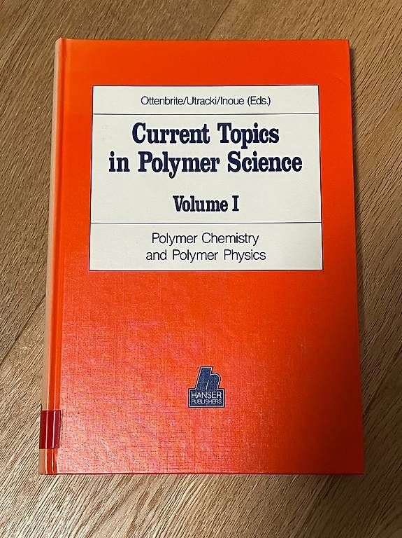 Libri: Current Topics in Polymer Science, Volume I – Usato da Murten venduto da dhade
