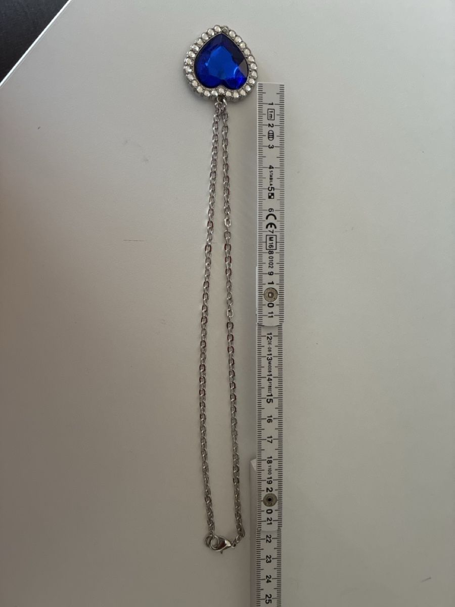 Anhänger: Modeschmuck, blaues Herz – Gebraucht aus Burgdorf von Yakari5165 2