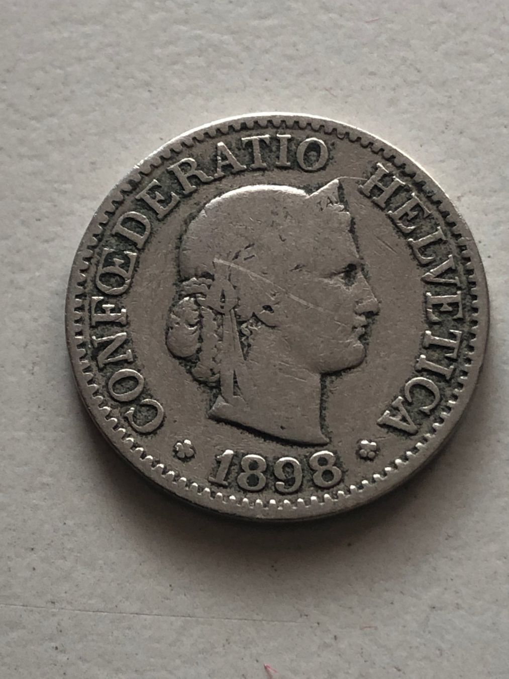 Tutti le monete: 10 Rp. 1898 – Usato da Schötz venduto da Odpa