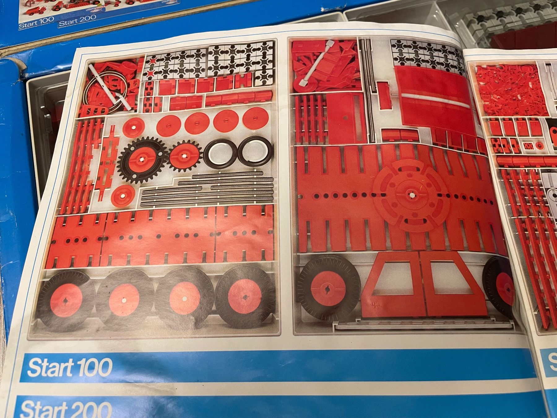 Fischer Kit di costruzioni: Fischertechnik Start 100 Baukasten, Vintage! – Usato da Biel-Benken BL venduto da Ddrummer 2