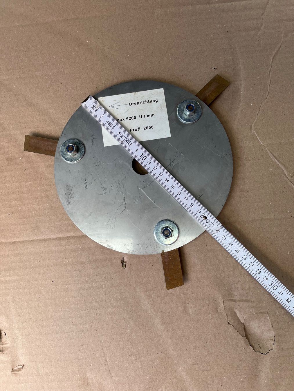 Tutti gli attrezzi: Mulchmesser Mulch-Profi 2000 3 Messer Scheibe gebraucht – Nuovo (secondo la descrizione) da Cressier FR venduto da schmidli010 2