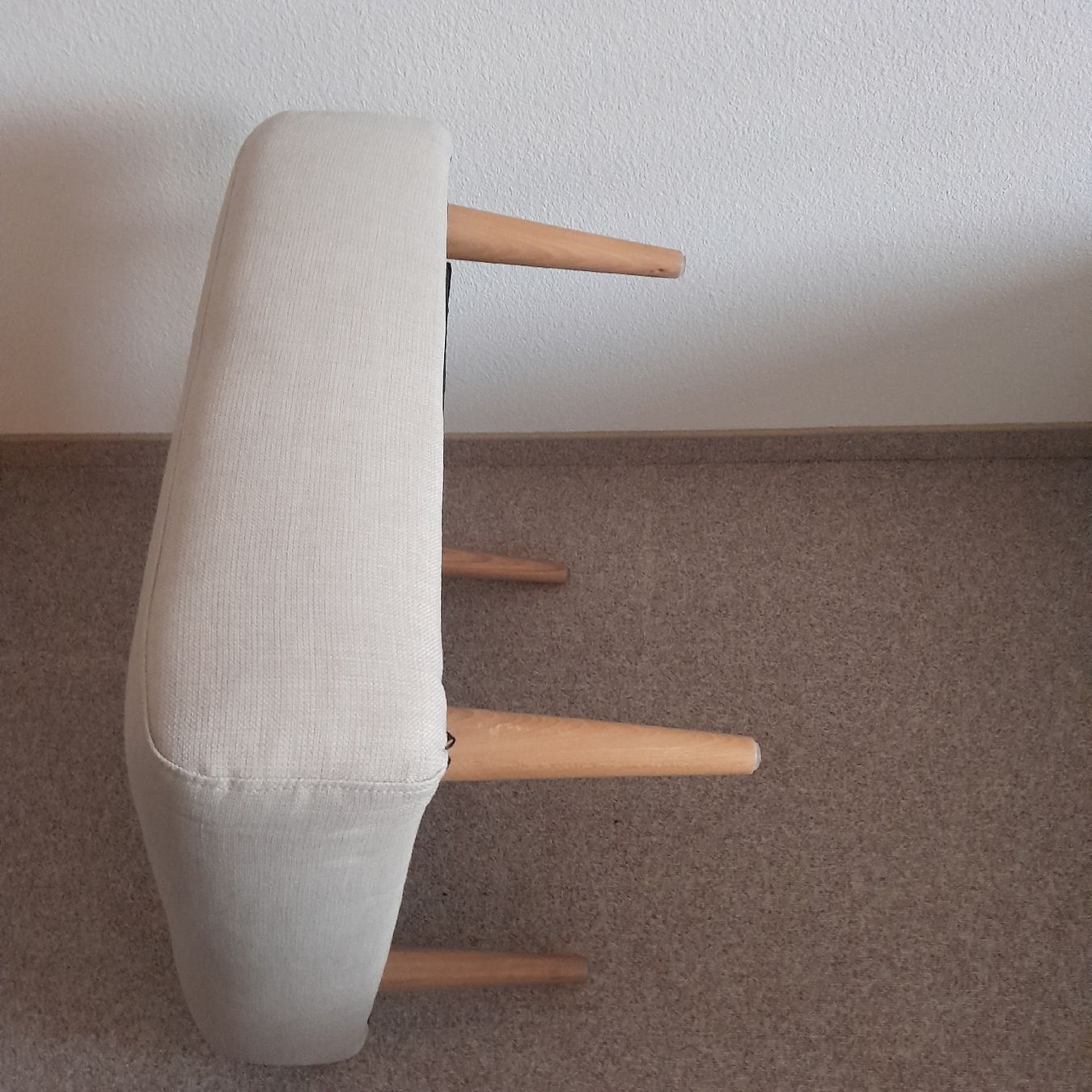 Hocker: Fusshocker, Beige – Gebraucht aus Knutwil von Kompex 2