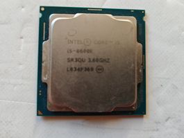 Intel Core i5-8600K CPU, 3.60 GHz, voll funktionstüchtig