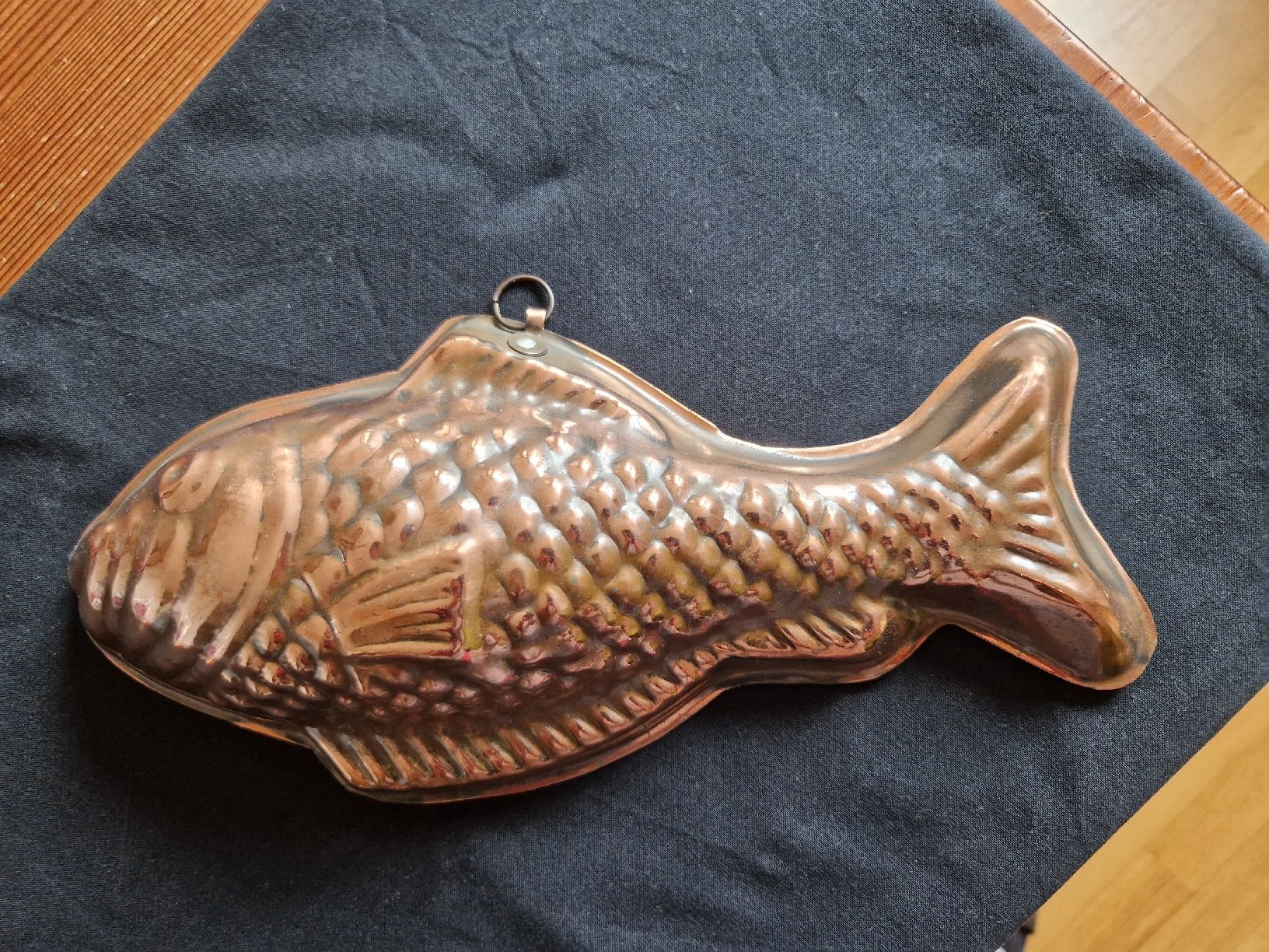 Backformen: Fischfigur/-form aus Kupfer mit Haken – Gebraucht aus Fislisbach von mka_km8f
