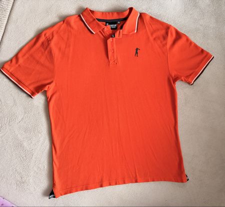 Boxeur des Rues Poloshirt Orange, Gr. XXL - Neuwertig!
