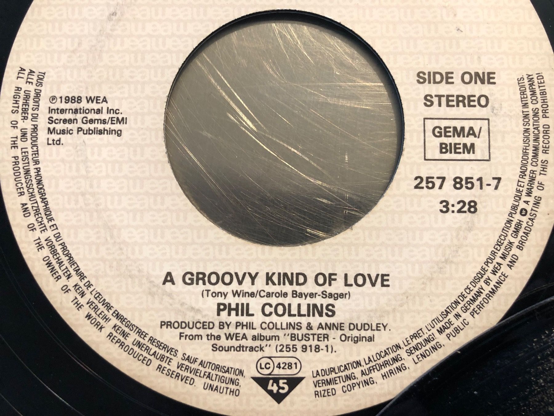 Dischi in vinile: 3 x Phil Collins 7" Singles ex Genesis - against all odds – Usato da Zürich venduto da good-rabbit 3