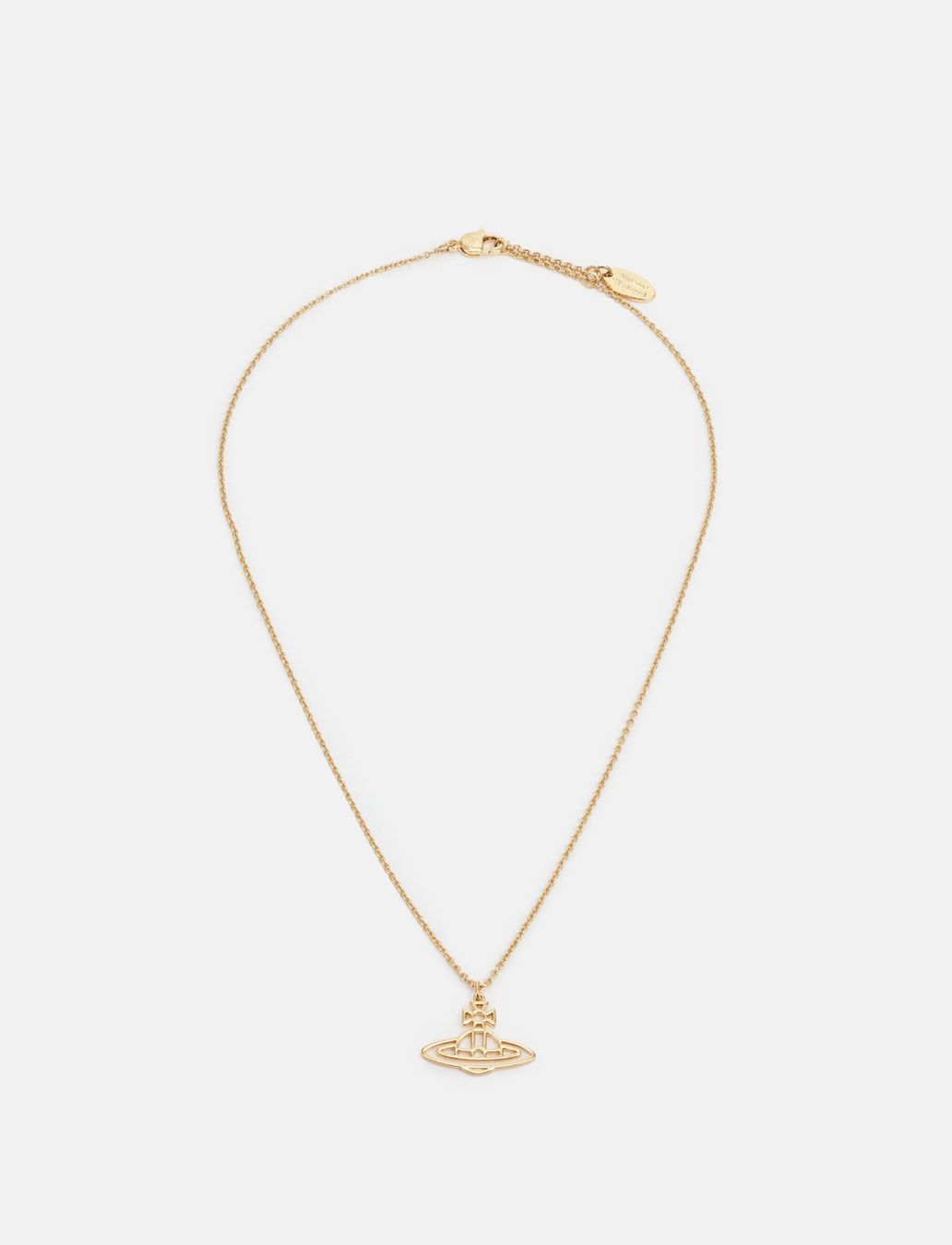 Catenine: Vivienne Westwood  THIN LINES SHORT FLAT ORB - Halskette – Nuovo e nell'imballaggio originale da Oberaach venduto da Dandy2021