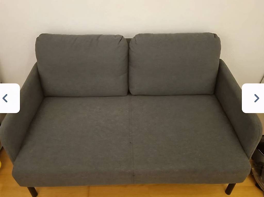 Ikea Divani: GLOSTAD 2er-Sofa, Knisa dunkelgrau – Usato da Utzenstorf venduto da cel_vs29