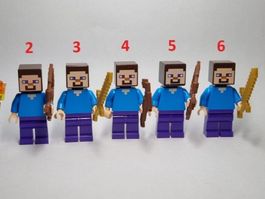 LEGO Minecraft min009 Steve mit Werkzeug/Waffe