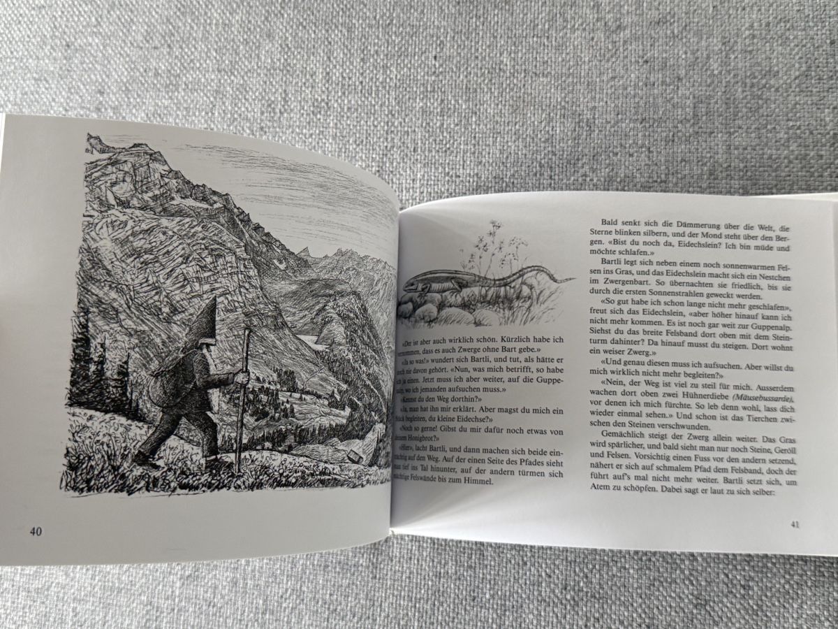 Libri: Der Zwerg Bartli - Ein Märchen Glarnerbergen Lorly Jenny – Usato da Ennetbaden venduto da mapa05 2