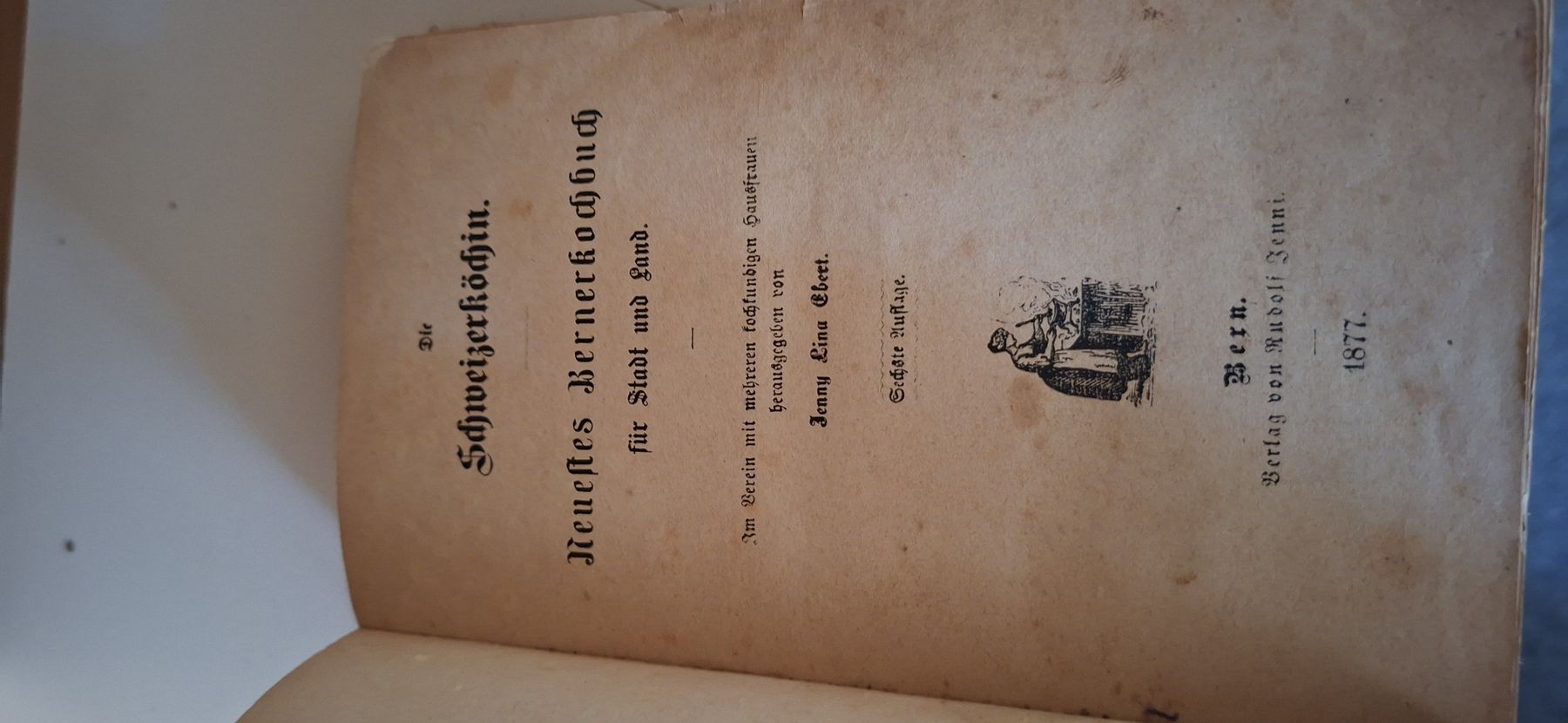 Livres: Kochbuch "Die Schweizerköchin" 1877 – D'occasion à Belp par fab_cfz8