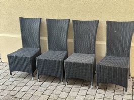 4 chaises jardin - 35.-