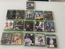 Lot de 16 jeux ( 4 neufs et non-ouverts) XBOX One