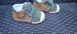 DENO Echtleder Schuhe gr21 GRÜN(303)NEU