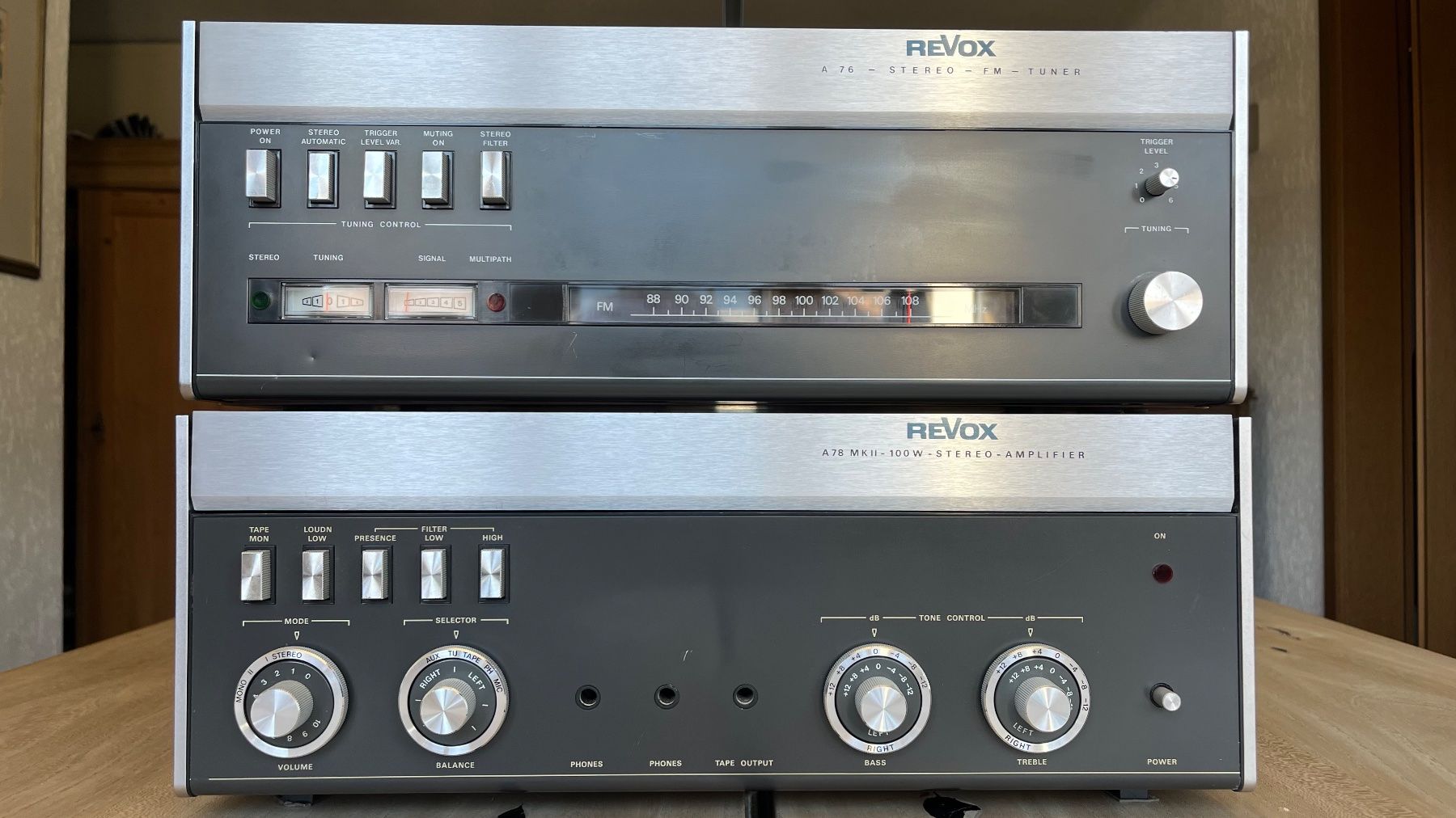 Revox Amplificatori: Revox Anlage A78 MKII/A76/B790 – Usato da Wagen venduto da Heisch1 1