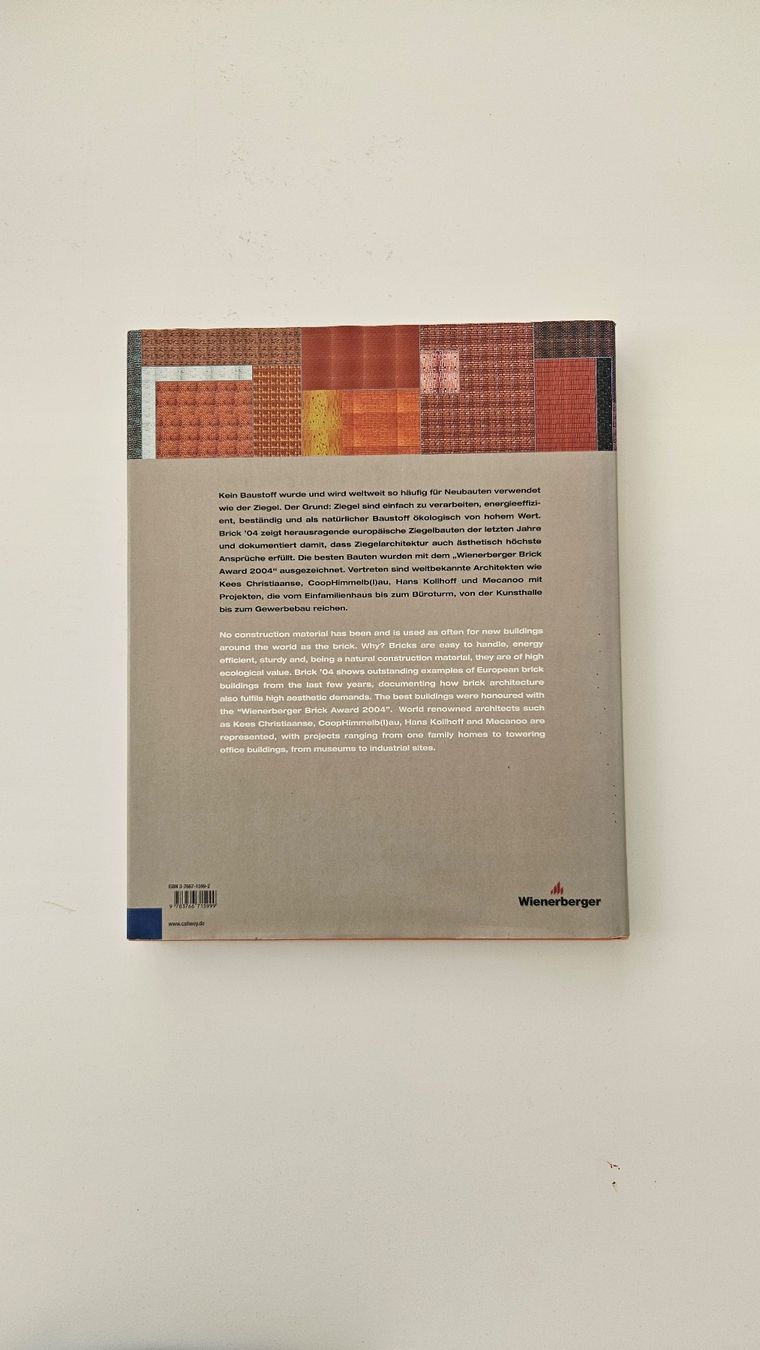 Libri: Architektur Buch Brick 04 Callwey – Usato da Zürich venduto da sal_wlh8 1