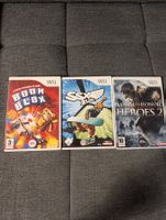 3 Nintendo Wii Spiele Ssx Blur, Boom Blox, Medal of Honor