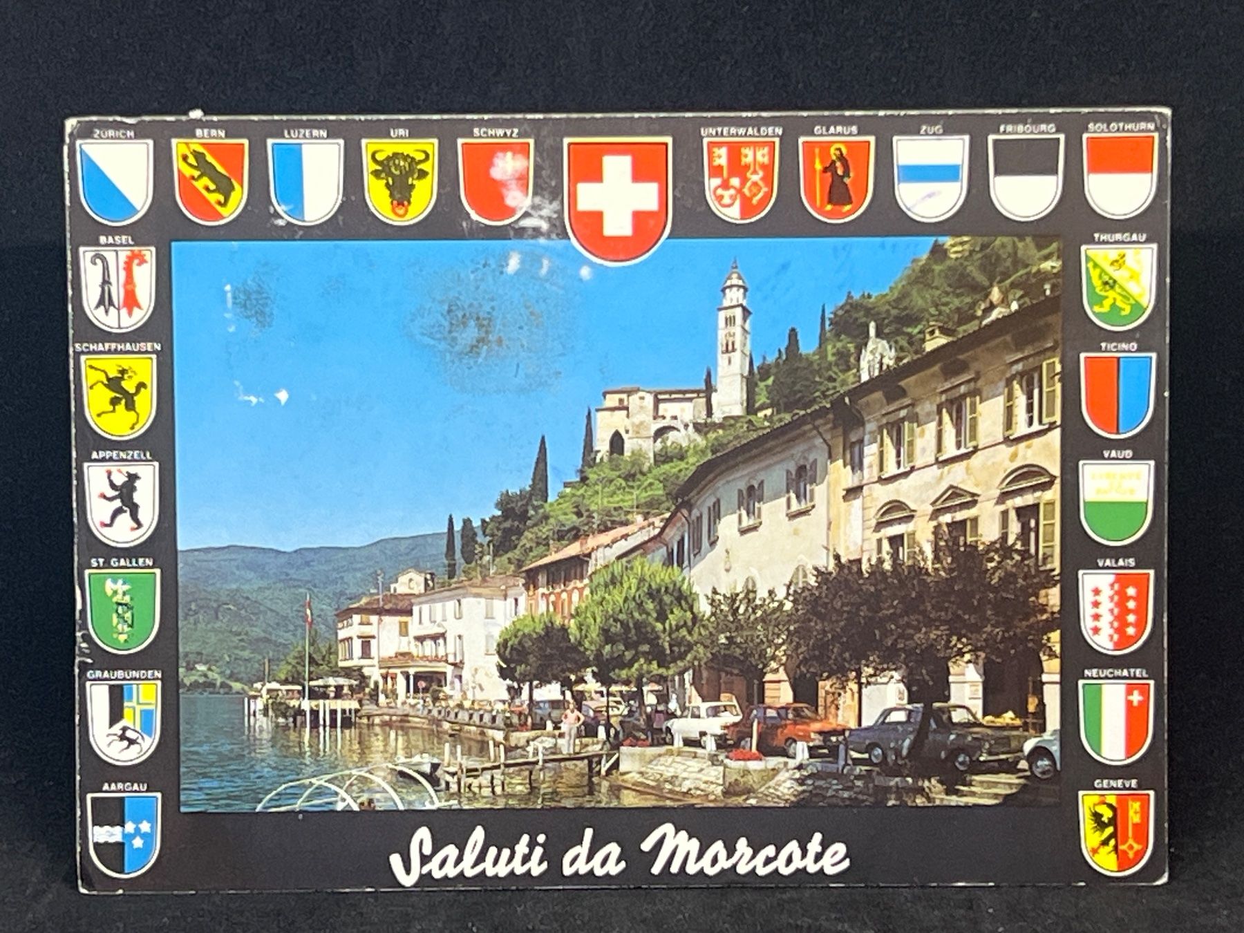 Cartoline postali: Ansichtskarte: Morcote – Usato da Widnau venduto da Brusi9
