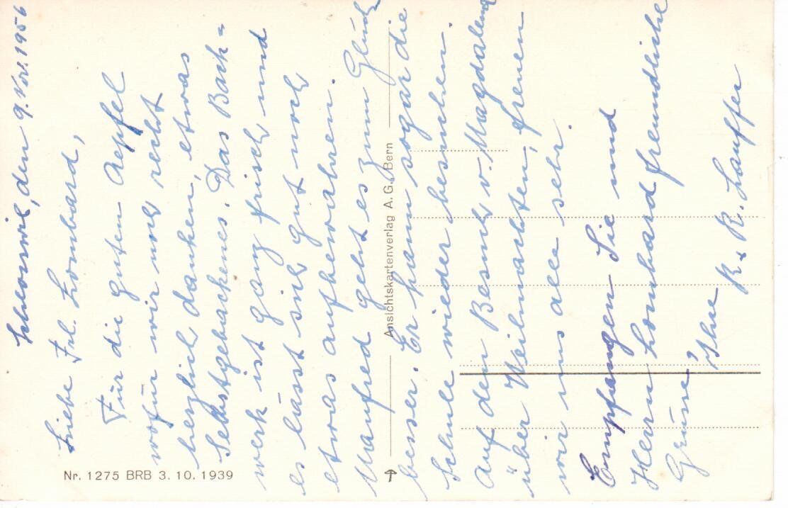 Cartoline postali: Schlosswil - Schloss – Usato da Wolhusen venduto da Curver9 1