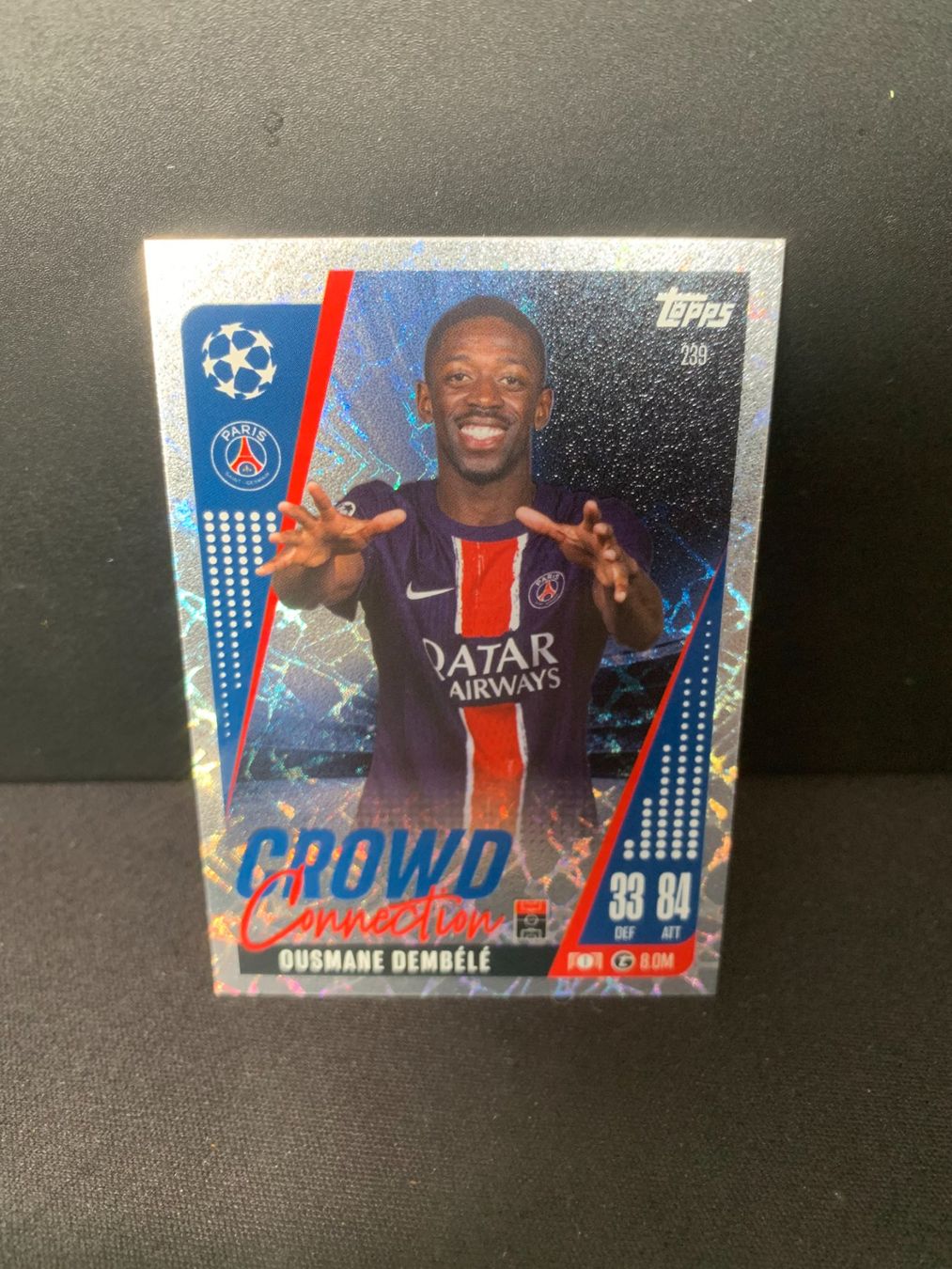 Topps Carte collezionabili: Topps Match Attax Ousmane Dembélé Crowd Connection – Nuovo (secondo la descrizione) da Flawil venduto da Juventino93