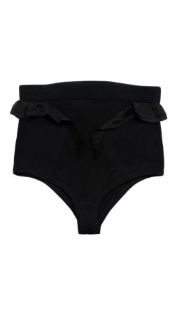 Sandro Minishorts Gr. 34 schwarz Rüschen Shorts