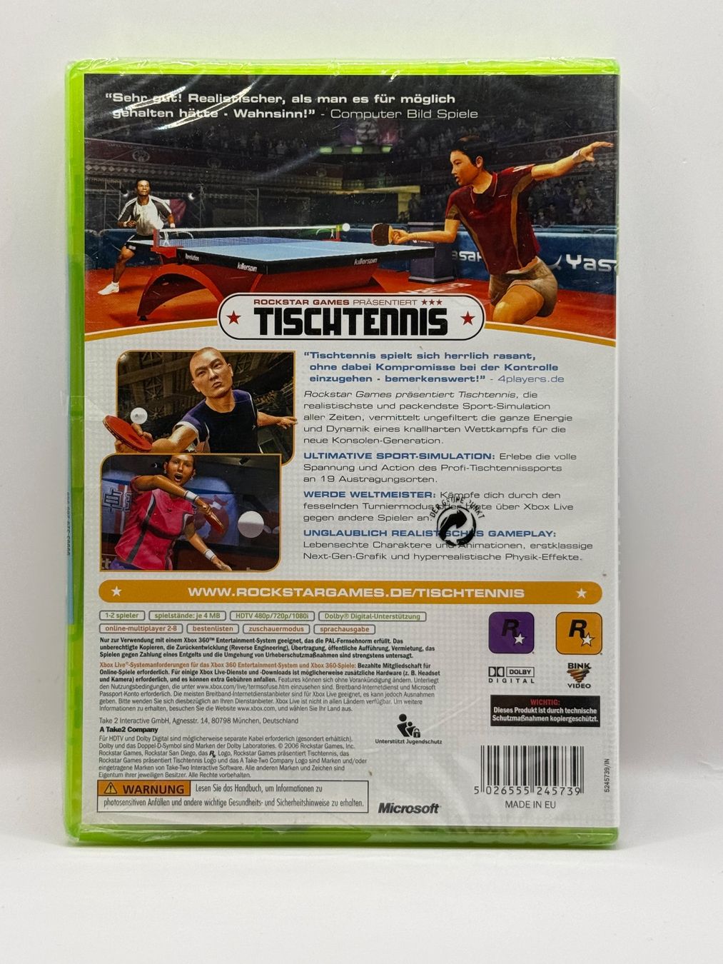 Giochi: Tischtennis - XBOX 360 - NEW – Nuovo e nell'imballaggio originale da Dietikon venduto da gab_qz7y 1