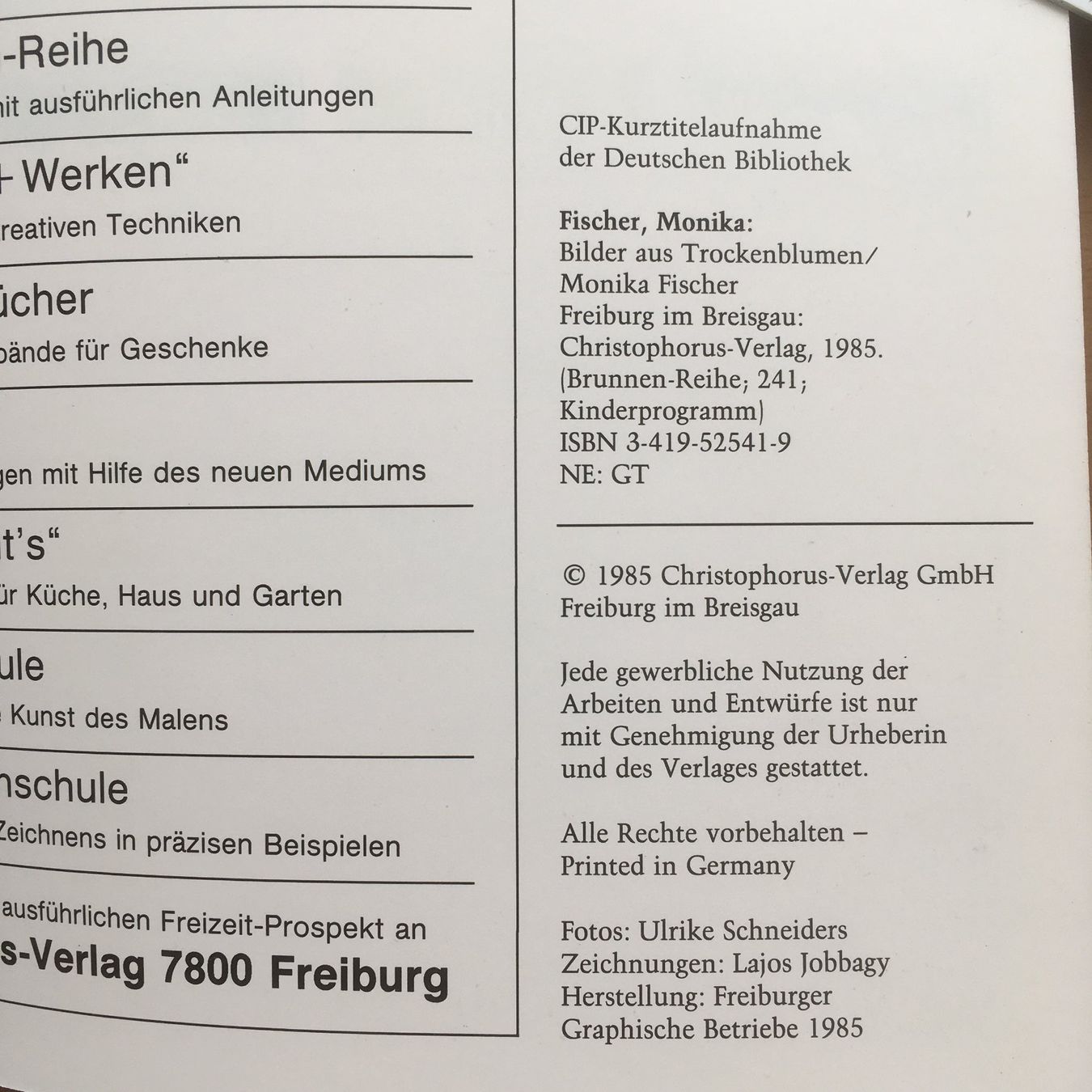 Bücher: Bilder aus Trockenblumen - Bastelanleitung – Gebraucht aus Grenchen von Kogi7 8